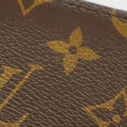 Louis Vuitton Notebook Cover Monogram Agenda Poche R20503 Brown Men's Women's