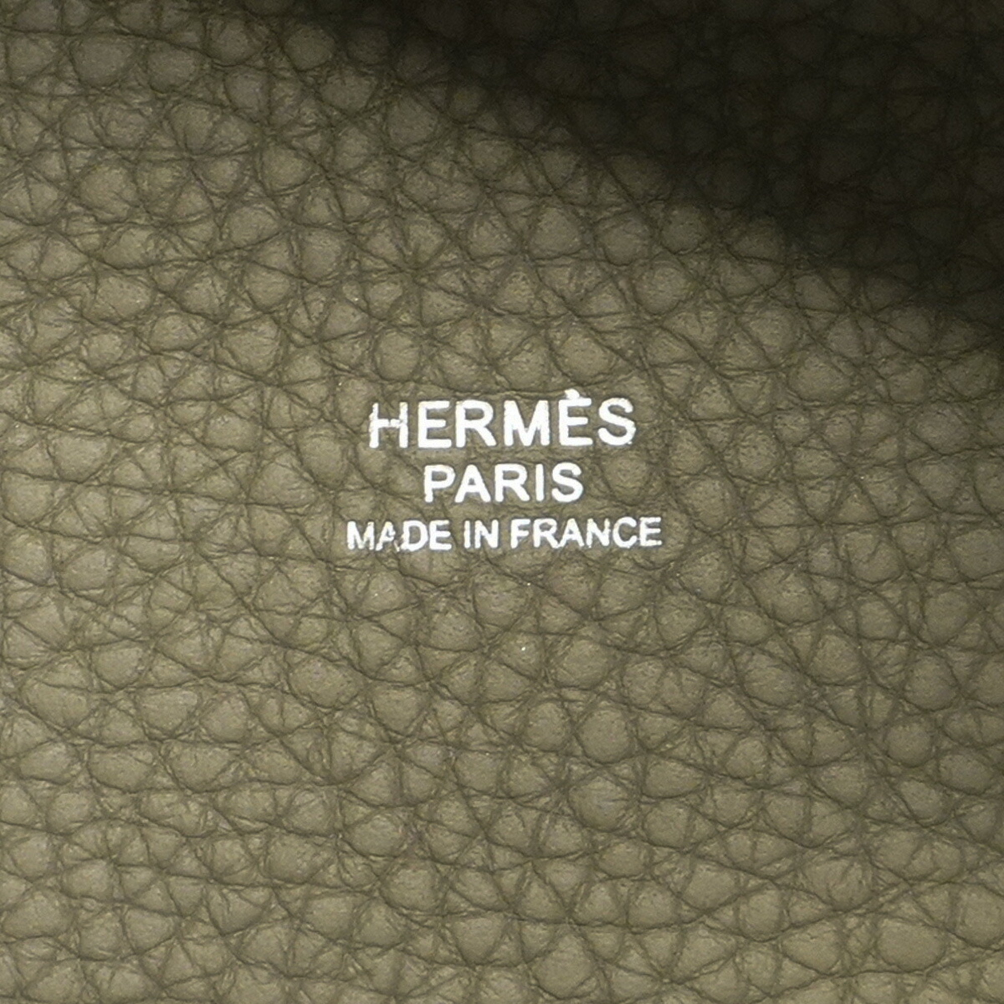 Hermes Handbag Picotin Lock MM U Stamp Taurillon Clemence Grimeyer Men's