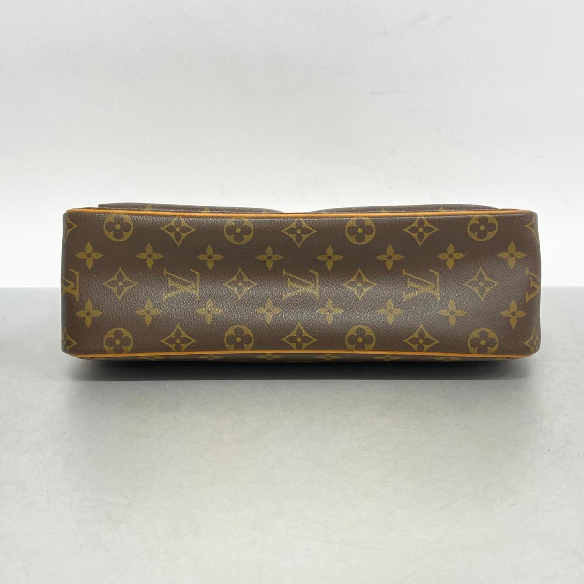 Louis Vuitton Shoulder Bag Monogram Vivacite GM M51163 Brown Ladies