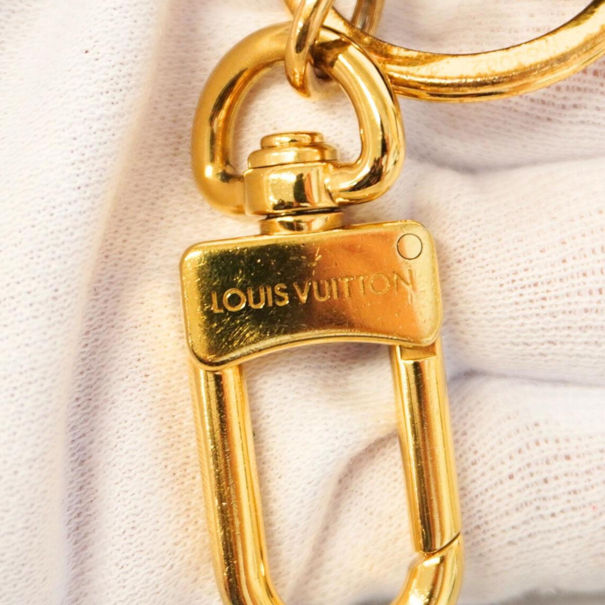 Louis Vuitton Keychain Berry M63082 Black Gold Women's