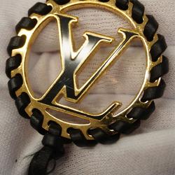 Louis Vuitton Keychain Berry M63082 Black Gold Women's