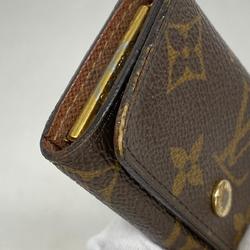 Louis Vuitton Key Case Monogram Multicle 4 M69517 Brown Men's Women's