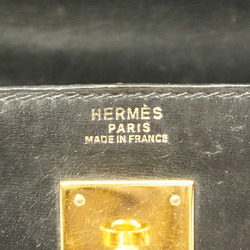 Hermes handbag Kelly 32 〇V stamp box calf black ladies