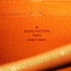 Louis Vuitton Long Wallet Monogram Multicolor Zippy M60274 Orange Ladies