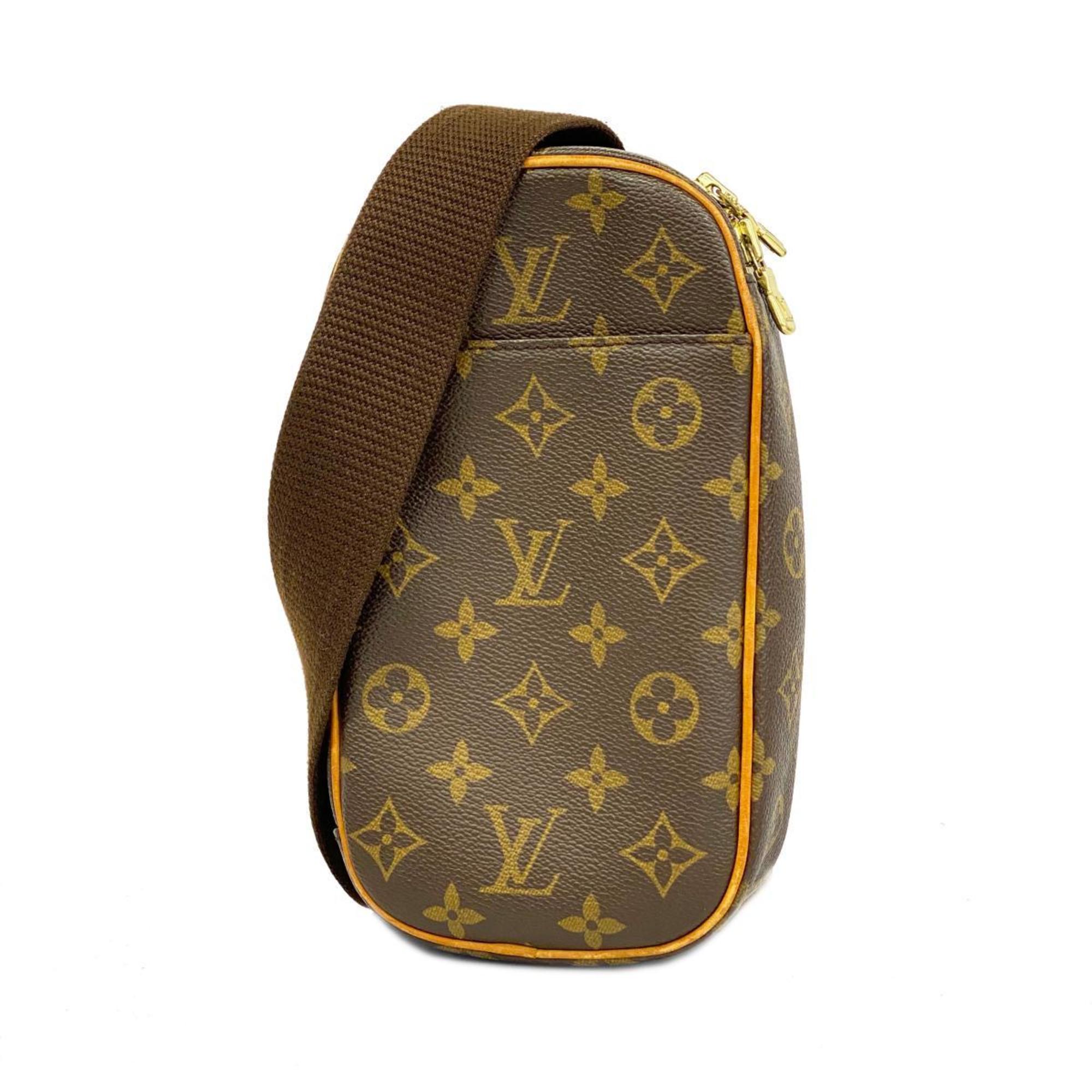 Louis Vuitton Body Bag Monogram Pochette Ganjou M51870 Brown Men's Women's