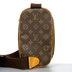 Louis Vuitton Body Bag Monogram Pochette Ganjou M51870 Brown Men's Women's