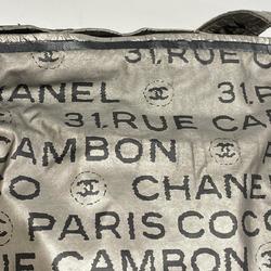 Chanel handbag, Ansolite nylon, grey, for women