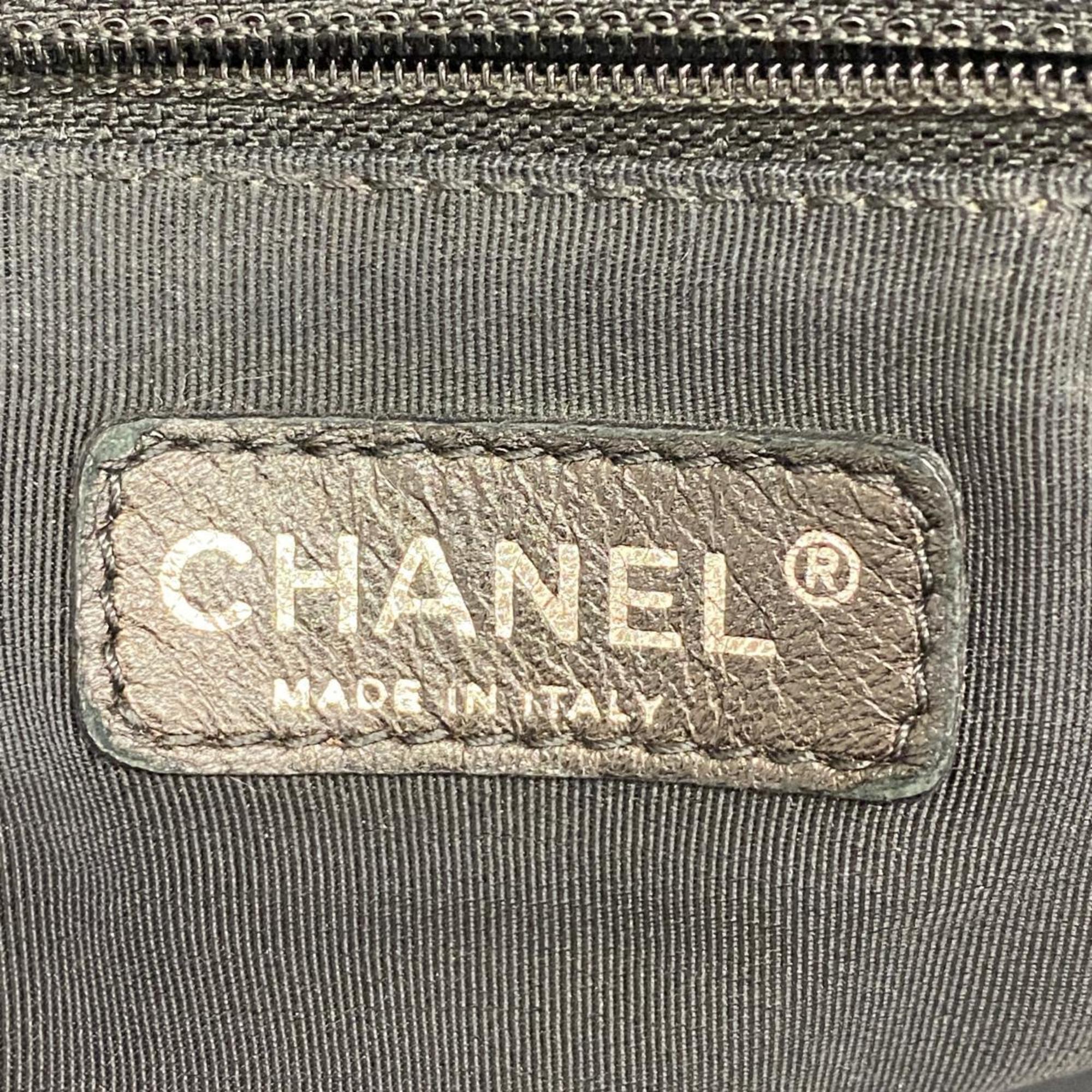 Chanel handbag, Ansolite nylon, grey, for women