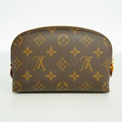 Louis Vuitton Pouch Monogram Pochette Tick M47515 Brown Ladies