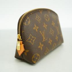 Louis Vuitton Pouch Monogram Pochette Tick M47515 Brown Ladies