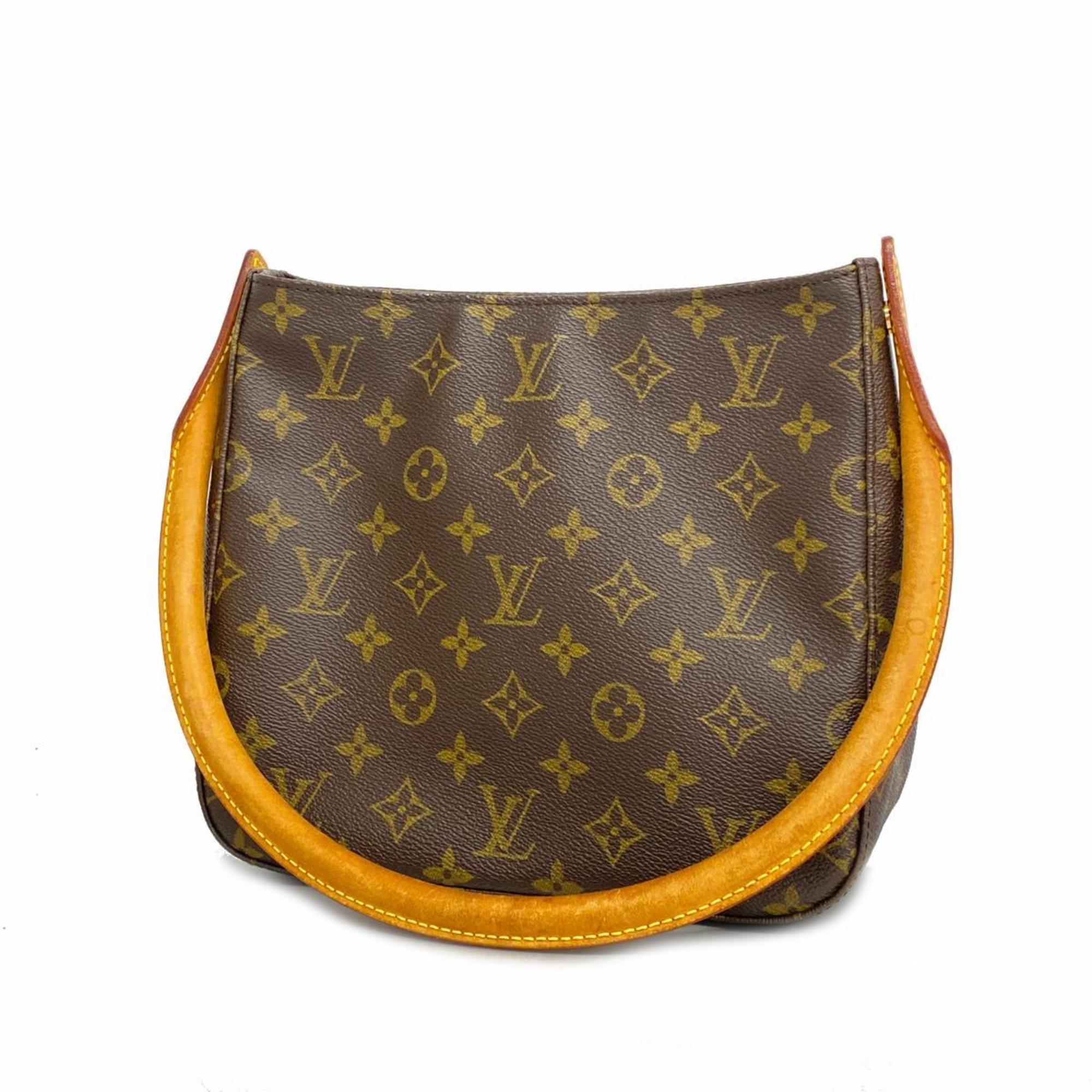 Louis Vuitton Shoulder Bag Monogram Looping MM M51146 Brown Women's