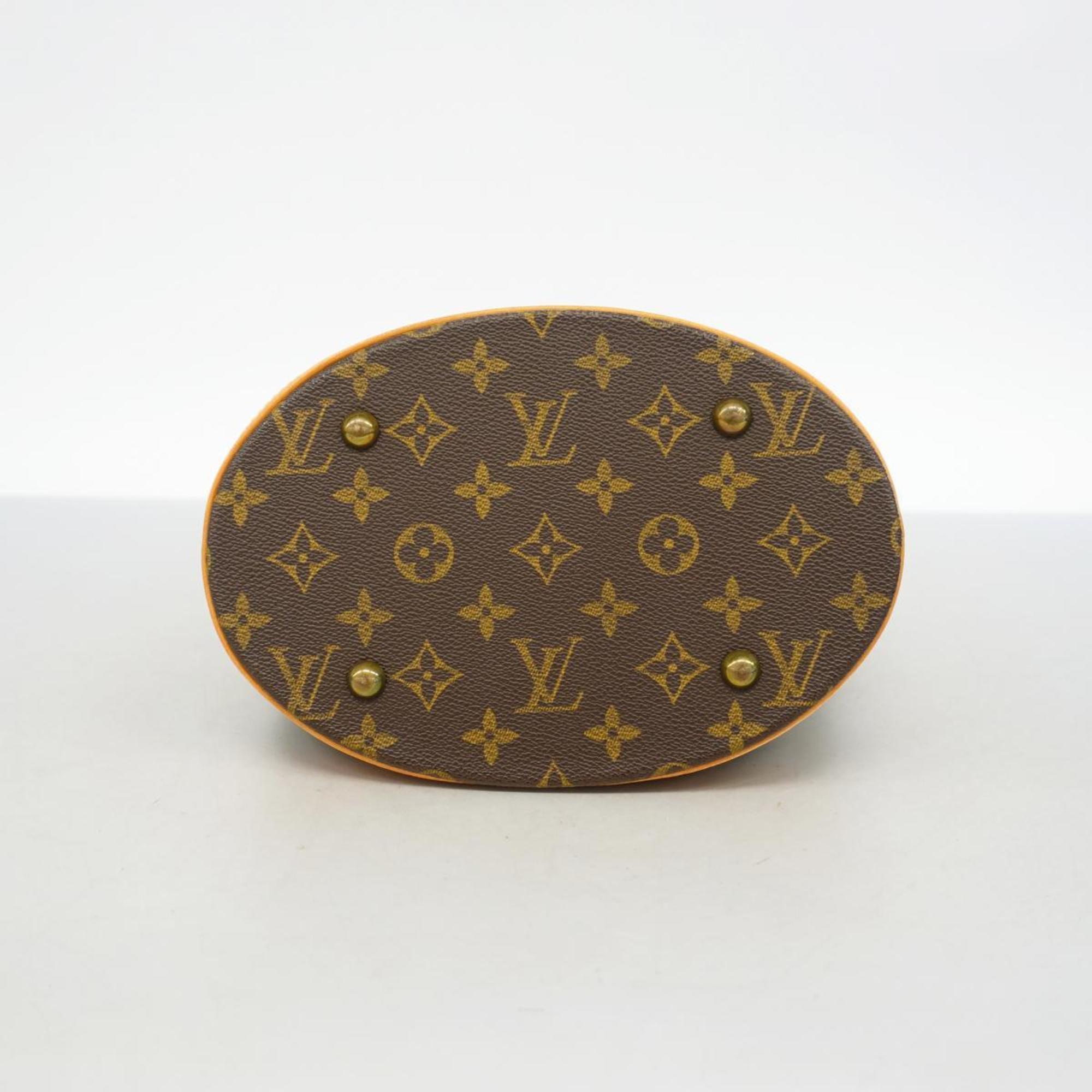 Louis Vuitton Tote Bag Monogram Bucket PM M42238 Brown Women's