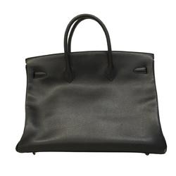 Hermes handbag Birkin 40 with Z markings, Ardennes, black, men's