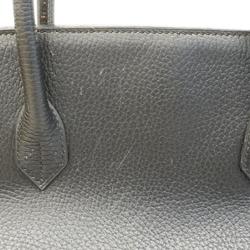 Hermes handbag Birkin 40 with Z markings, Ardennes, black, men's