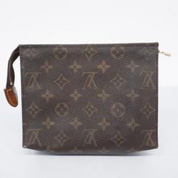 Louis Vuitton Pouch Monogram Pochette Toilette 19 M47544 Brown Women's