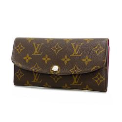 Louis Vuitton Long Wallet Monogram Portefeuille Emily M60697 Fuchsia Ladies