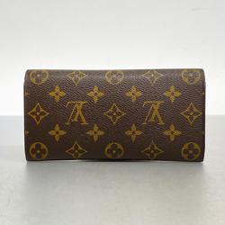 Louis Vuitton Long Wallet Monogram Portefeuille Emily M60697 Fuchsia Ladies