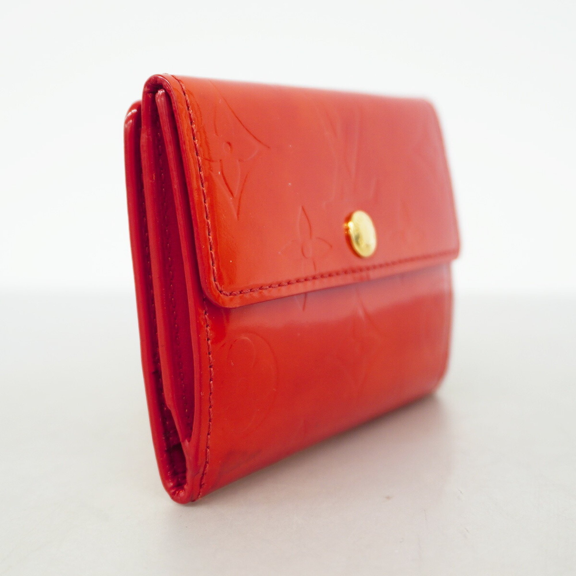 Louis Vuitton Wallet/Coin Case Vernis Ludlow M91090 Rouge Ladies