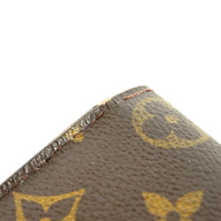 Louis Vuitton Long Wallet Monogram Pochette Porto Monnaie Credit M61726 Brown Ladies