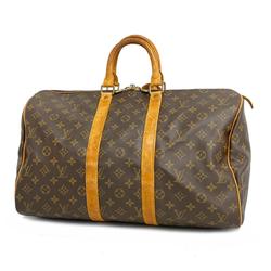 Louis Vuitton Boston Bag Monogram Keepall 45 M41428 Brown Men's Women's