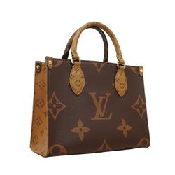 Louis Vuitton Handbag Monogram Giant Reverse On the Go PM M46373 Brown Women's