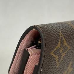 Louis Vuitton Tri-fold Wallet Monogram Portefeuille Victorine M62360 Brown Women's