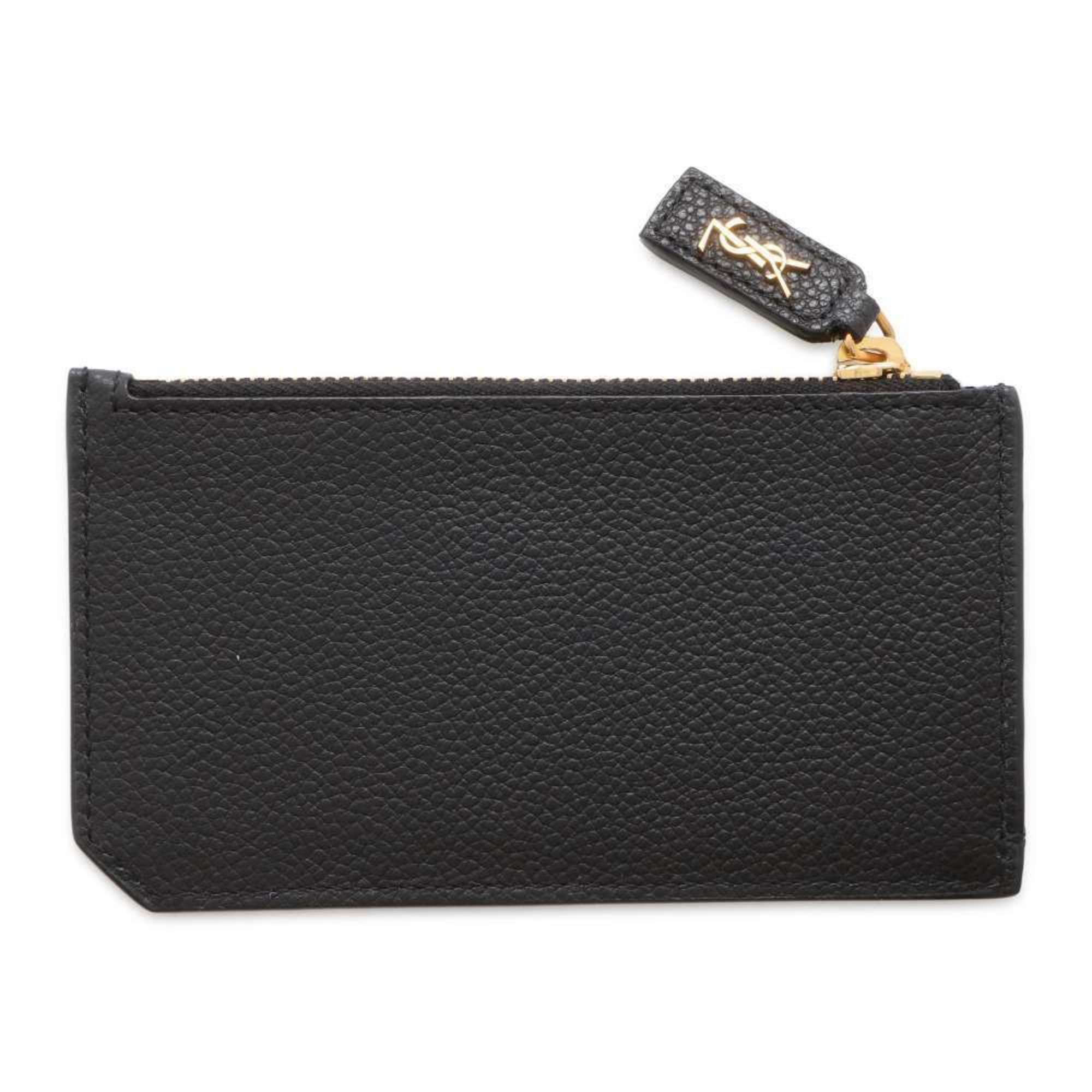 Saint Laurent Business Card Holder/Card Case Fragment Leather 607926 SAINT LAURENT PARIS Wallet/Coin Coin Purse