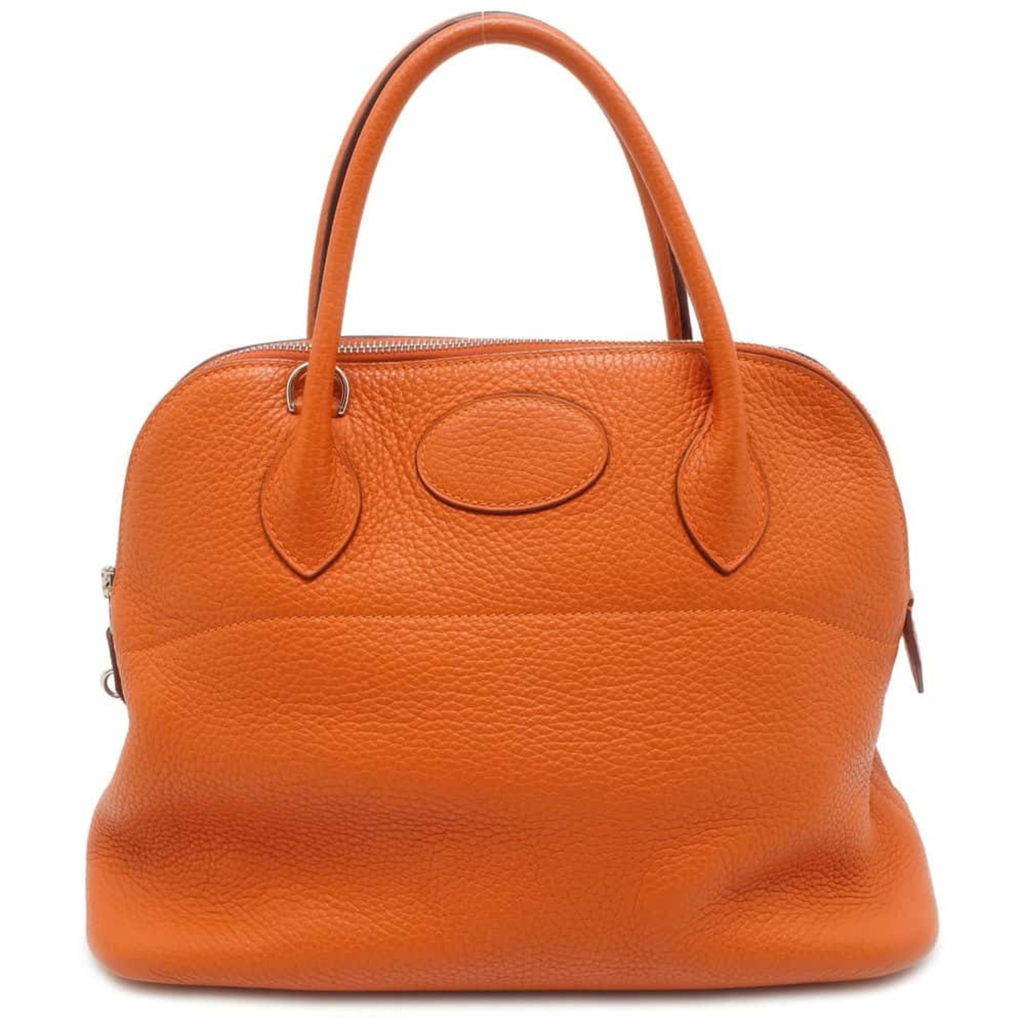 Hermes handbag Bolide 31 Potiron Taurillon Clemence □I stamp 2way shoulder