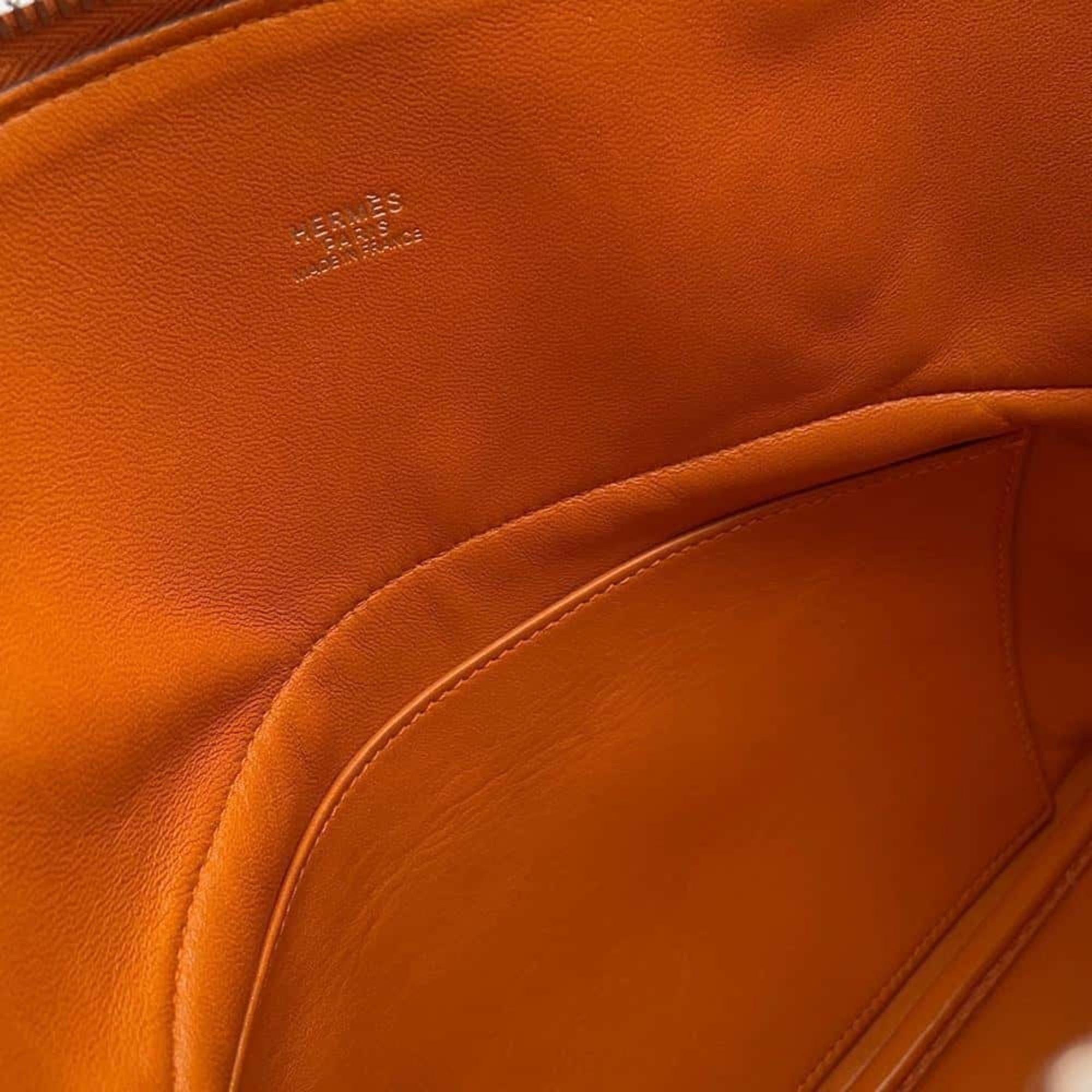 Hermes handbag Bolide 31 Potiron Taurillon Clemence □I stamp 2way shoulder