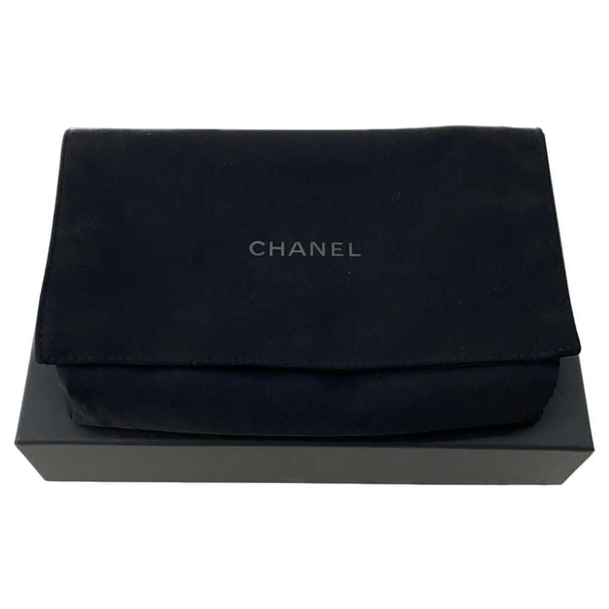 Chanel Chain Wallet Classic Matelasse Coco Mark Caviar Skin AP0250 CHANEL