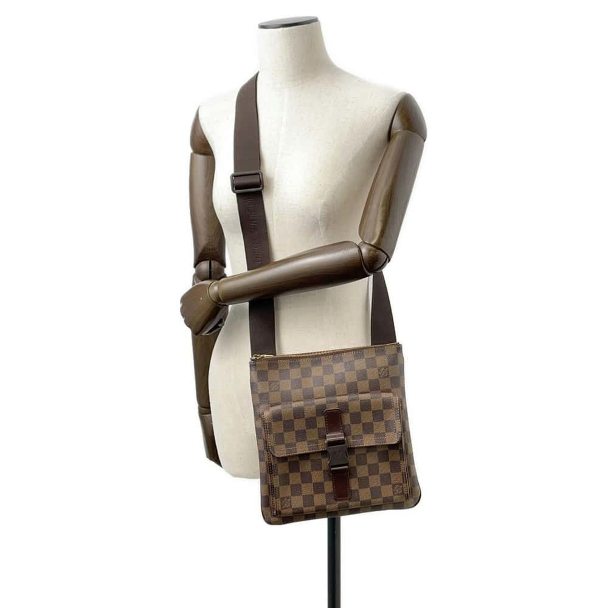 Louis Vuitton Shoulder Bag Damier Ebene Pochette Mervil N51127 LOUIS VUITTON