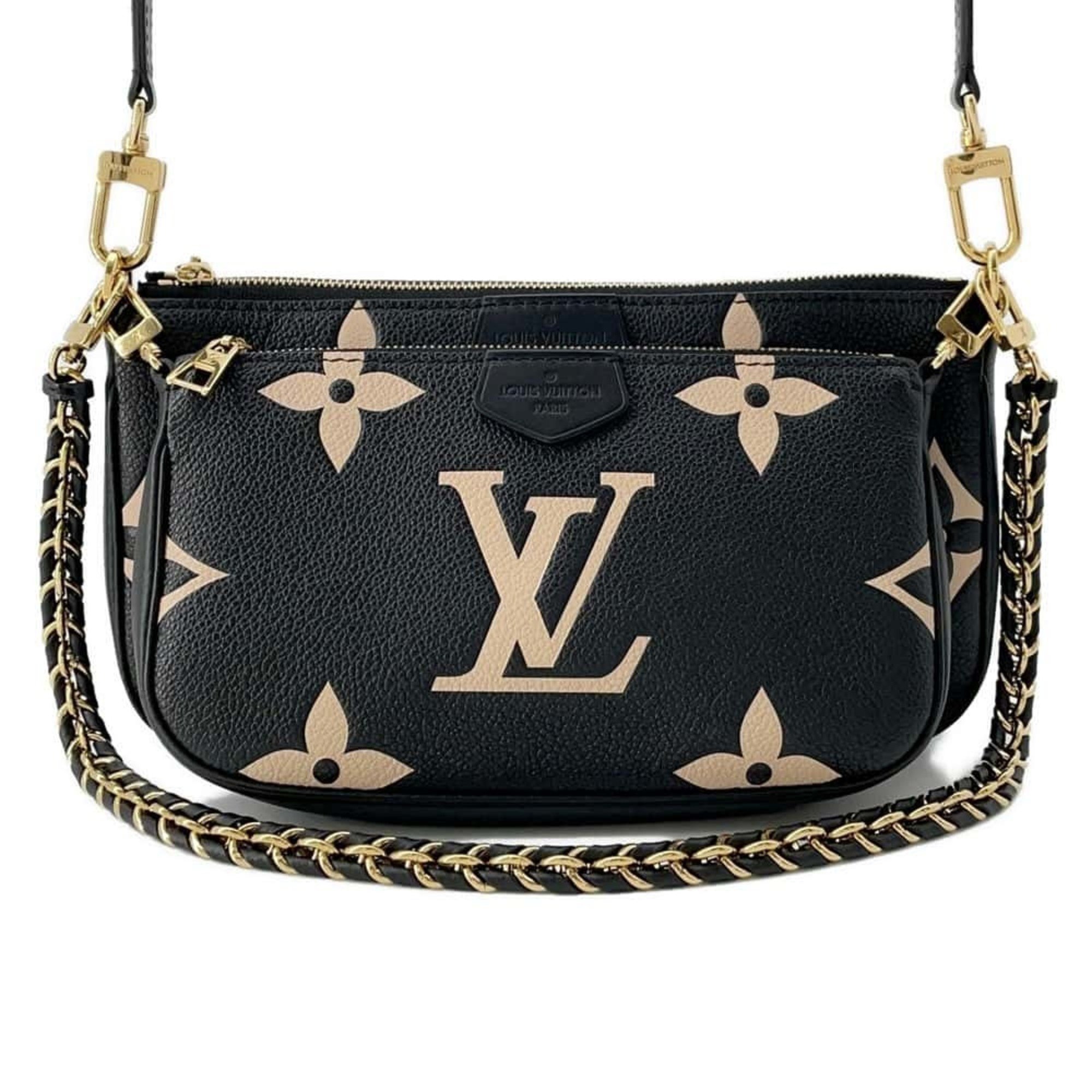 Louis Vuitton Shoulder Bag Monogram Empreinte Multi Pochette Accessoires M80399 Black