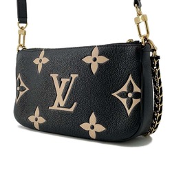 Louis Vuitton Shoulder Bag Monogram Empreinte Multi Pochette Accessoires M80399 Black