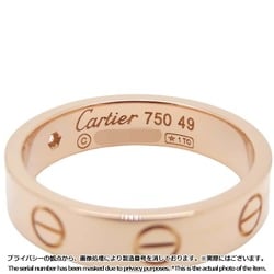 Cartier Ring LOVE Diamond 1P 0.02ct K18PG Size 49 B4050700 Wedding