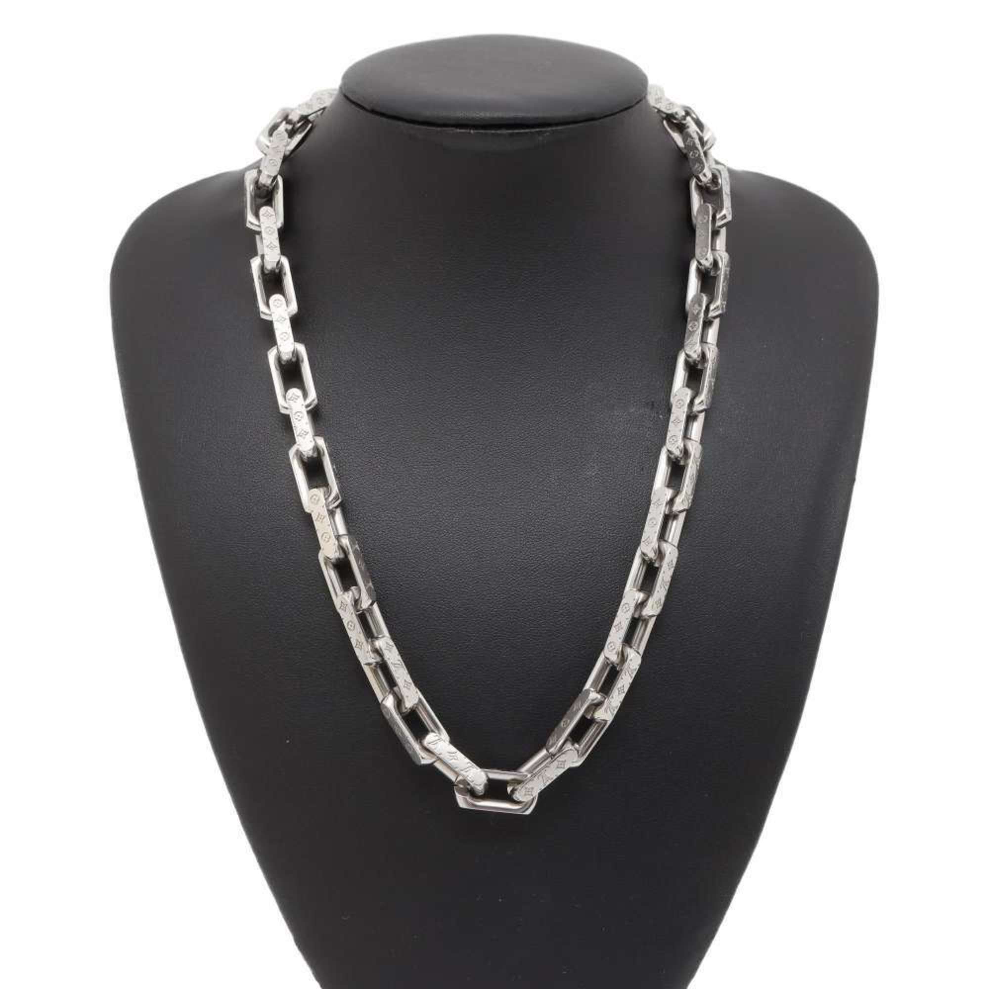 Louis Vuitton Necklace Chain Monogram Metal M00307 LOUIS VUITTON Men's