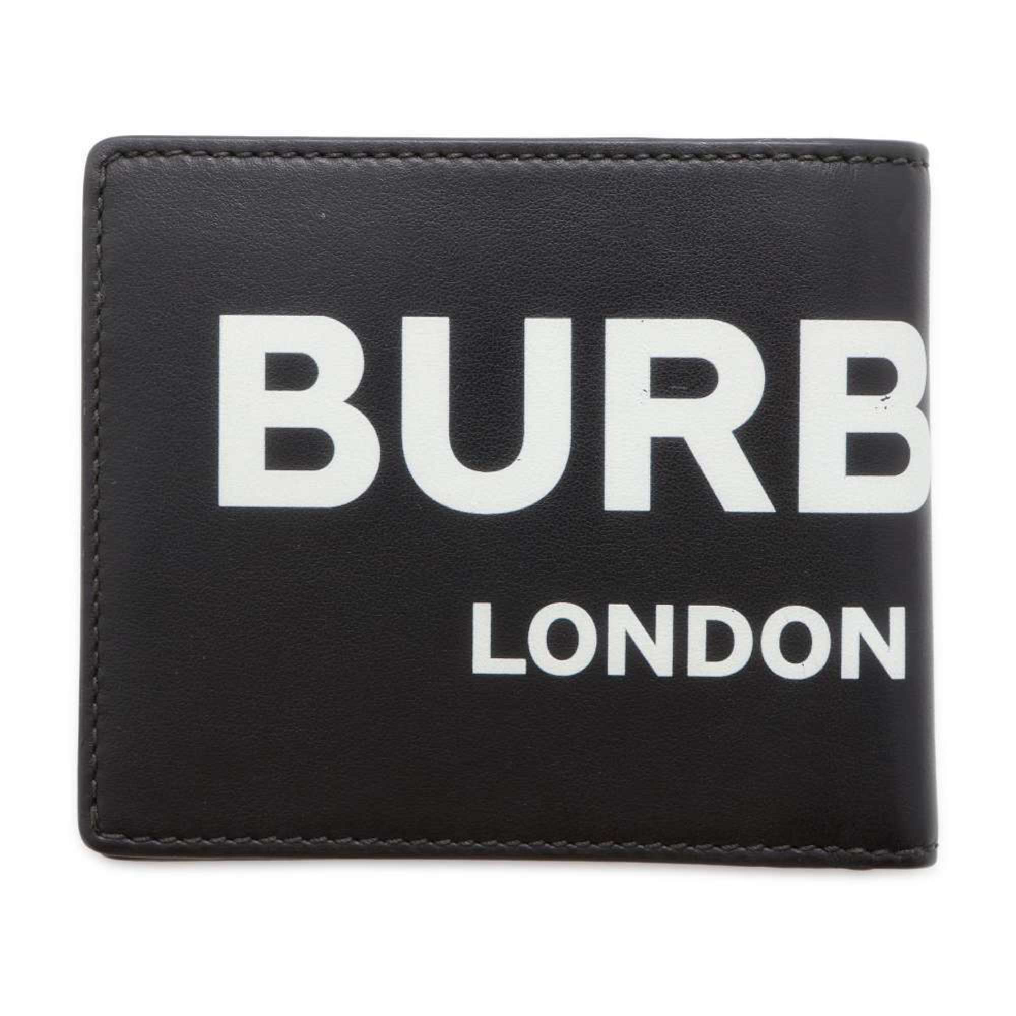 Burberry Bi-fold Wallet Leather 8014062 BURBERRY Black