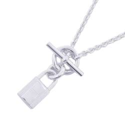 Hermes Necklace Amulet Kelly Cadena SV925 Silver HERMES Pendant