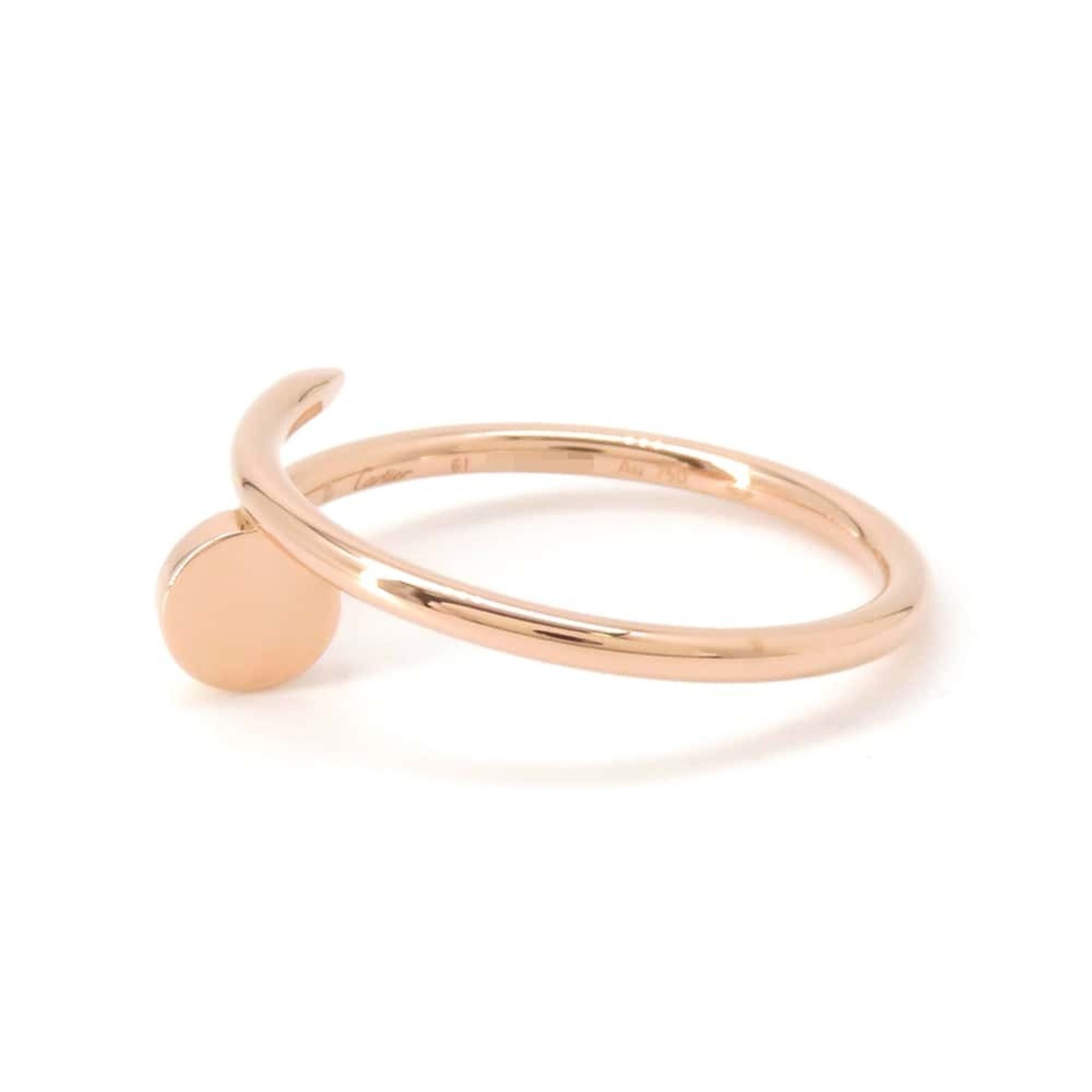 Cartier Ring Juste un Clou K18PG Pink Gold Small Model Size 61 B4225800