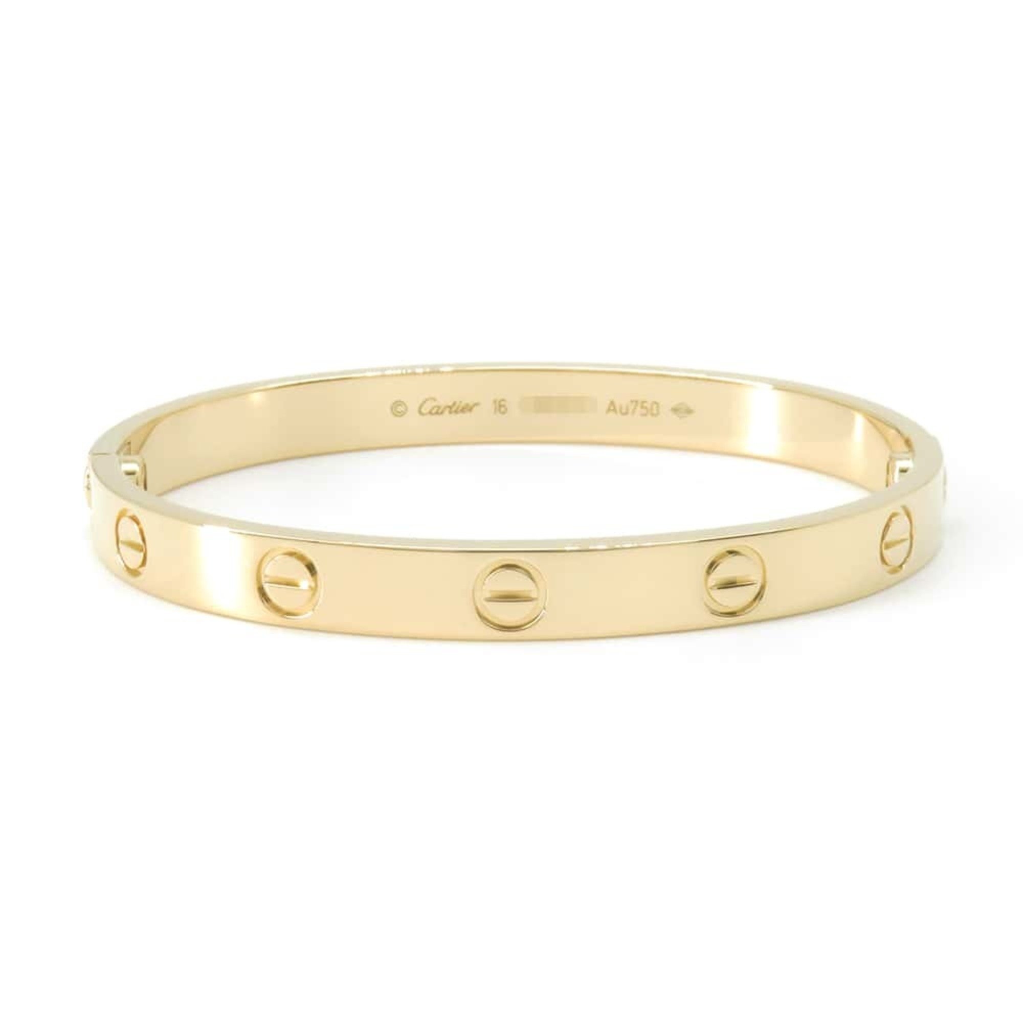 Cartier Bracelet Love K18YG Yellow Gold Size 16 B6035516 LOVE Bangle