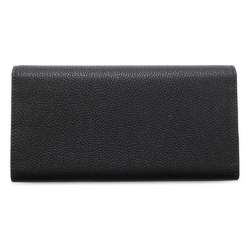 Salvatore Ferragamo Long Wallet Gancini Studs JP-22-D502 Black