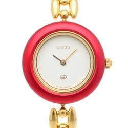 Gucci Watch GP 11/12 Quartz Ladies GUCCI Change Bezel 6 Colors Overhauled