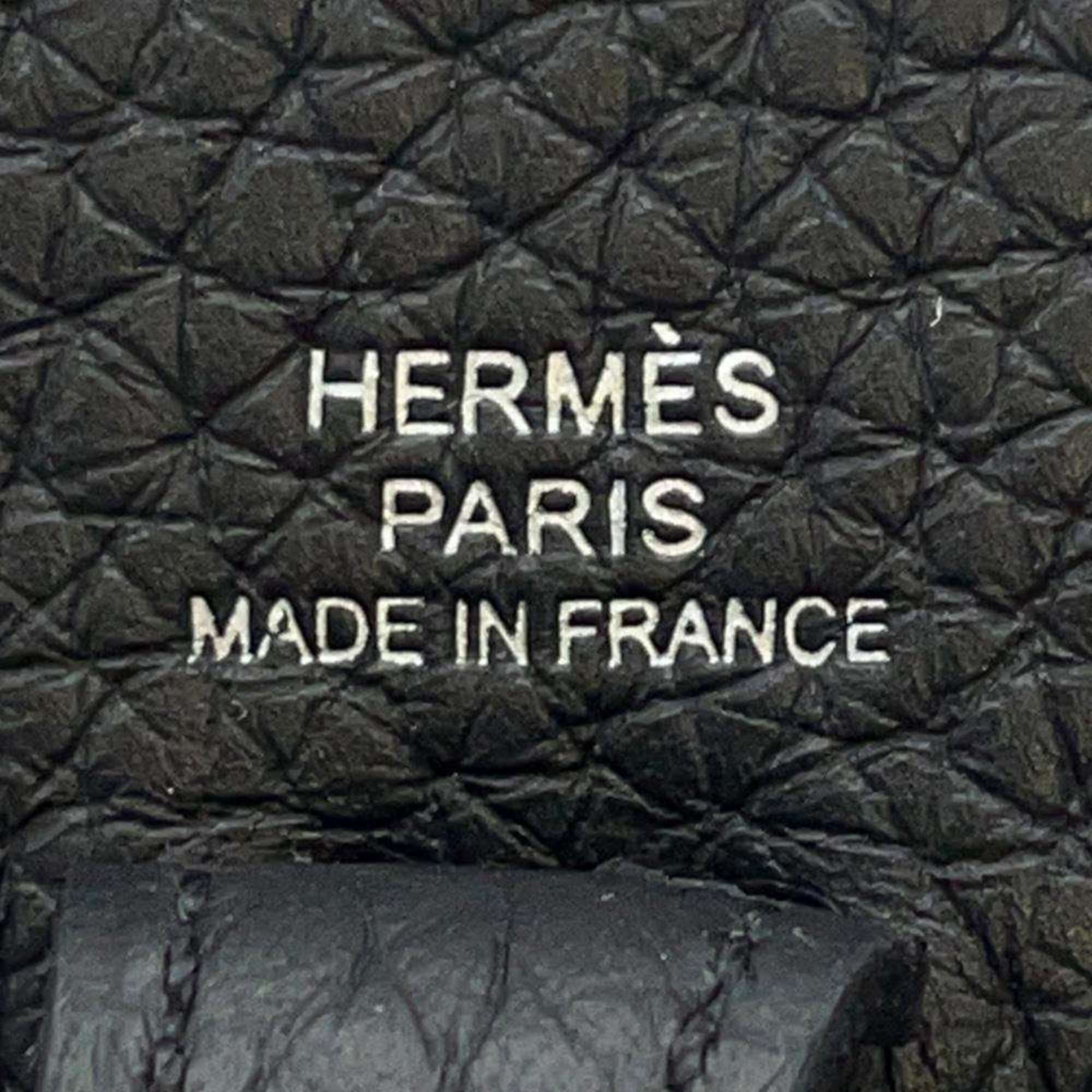 Hermes Evelyn TPM Amazon Shoulder Bag Black Taurillon Clemence U Stamp