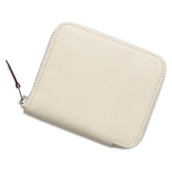 Hermes Wallet/Coin Case Azap Compact Silk In Nata Epson Z Stamp HERMES