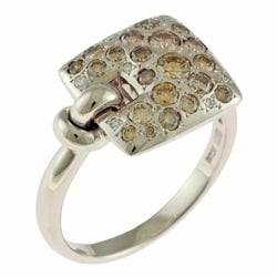 KASHIKEY Melange Ring, Size 22, 18K Gold, Diamond, 1.00ct, Unisex, Brown Diamond