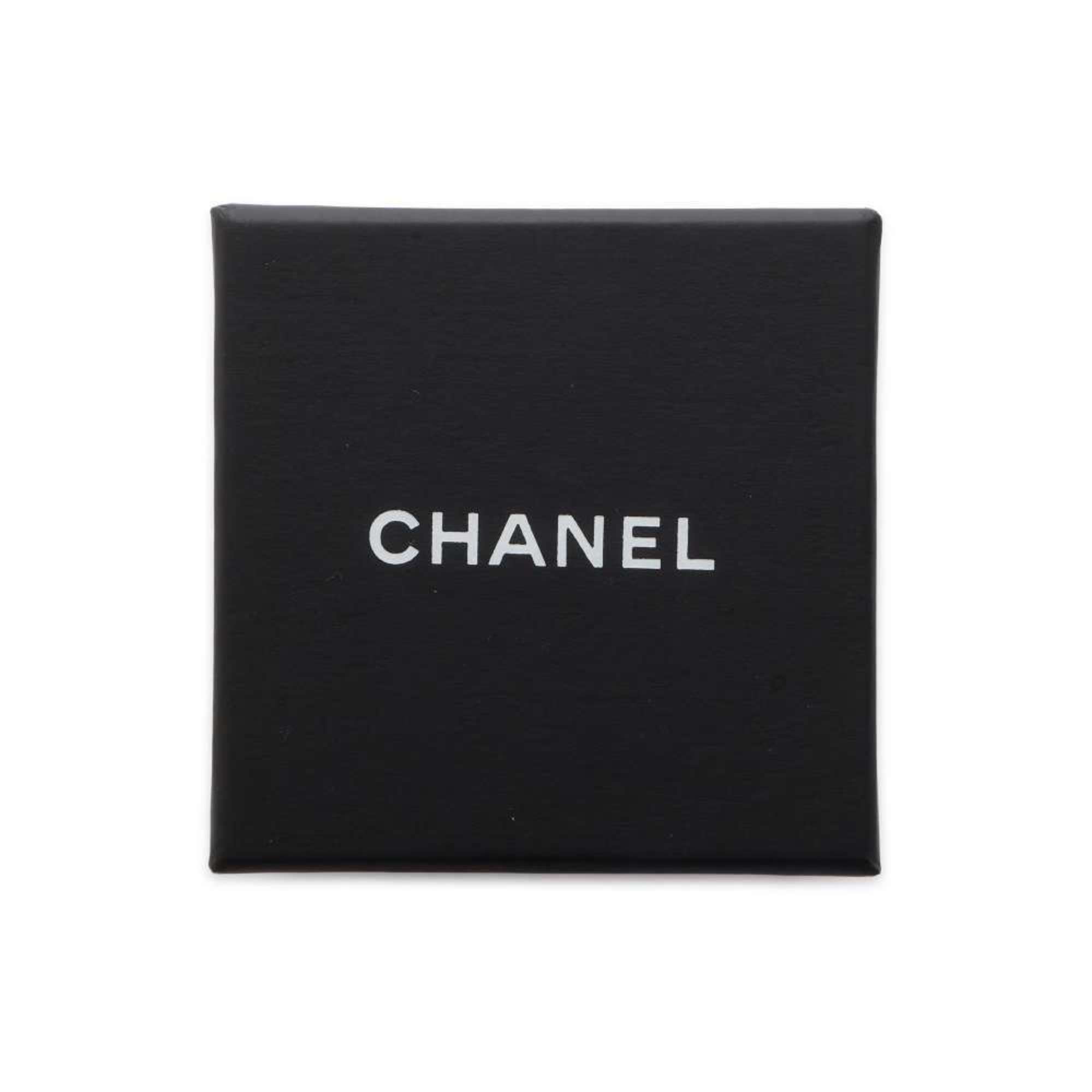 CHANEL Brooch Skate Rhinestone Faux Pearl F24 C