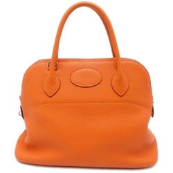 Hermes handbag Bolide 31 orange Taurillon Clemence O stamp 2way shoulder bag