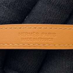 Hermes Bracelet Rival Medor Double Tour Etoupe Swift A Engraved Size XS