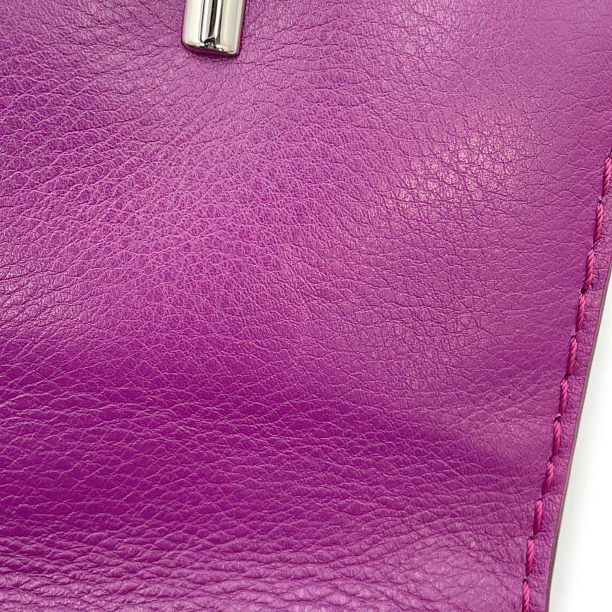 Tod's Chain Shoulder Bag Double T TOD'S Purple