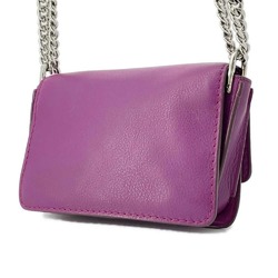 Tod's Chain Shoulder Bag Double T TOD'S Purple