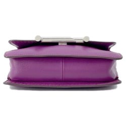 Tod's Chain Shoulder Bag Double T TOD'S Purple